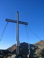 Beim Gipfelkreuz am Gr. Hengst