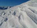 Ab der Brandalm gibt es fast berwiegend traumhaften Pulverschnee - nur auf den letzten 50 Hhenmetern ist der Schnee windgepresst.