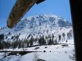 Bei der Kaltenbachalm - Blick zur im Winter gesperrten Slkpastrae