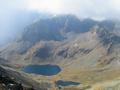 ... dafr erhascht man einen ersten Blick zum Zwerfenbergsee (der grere) und Angersee (unterer Bildrand) - im Bild weiter oben erkennt man den Lungauer Klaffersee