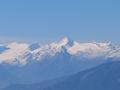 Zoom-Blick in die Hohen Tauern