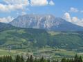 Blick nach Norden zum Kamm - unten im Tal liegt Pruggern