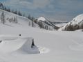 Die Leistalm Htten - Fernblick zum Dachstein