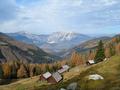 Auf der Schladminger Alm - Blick hinaus zu den Grbminger Hausbergen Stoderzinken (links) und Kammspitze (rechts)