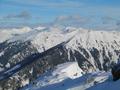 Blick am Grat entlang in die stlichen Wlzer und Rottenmanner Tauern