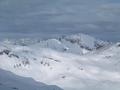 Die unansehnlichen Strommasten, welche die Radstdter Tauern oberhalb des Tauerntunnels berziehen.