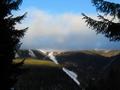 Ab der Fuchsalm zieht der Weg in etlichen Kehren durch den Wald hinauf. Zwischen den Bumen erhascht man immer wieder Blicke zur nahen Schipiste der Wurzeralm.