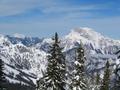 Blick nach Nordosten zum Gr. Buchstein. Links im Hintergrund das Groe Maiereck.