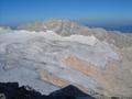 Die Auslufer der Gletscher hinab ...