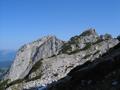 Blick nach Norden zum Donnerkogel (links) und Strichkogel (rechts).