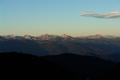 Auf der anderen - sdlichen - Seite des Ennstales werden die Gipfel der Schladminger und Radstdter Tauern bereits von der Morgensonne gestreichelt.