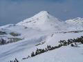 Am Griekogel erkennen wir einige Schitourengeher.