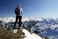 Ingrid geniet die Top-Aussicht am Hochfeld.