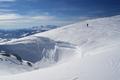 Nicht selten erreicht die eindrucksvolle Schneedecke im Toten Gebirge mehr als 6 Meter Hhe.