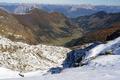 Blick hinaus ins Sattental, von woher ich aufgestiegen bin.