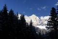 War es im Tal unten aper, trb, grau und trostlos, zeigte uns ein erster Ausblick auf die Dachsteingipfel, ber welches Traumwetter wir uns heute hier heroben erfreuen durften.