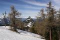 Blick Richtung Westen zum markanten Hechlstein - mein n�chstes Gipfelziel.