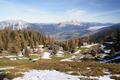 Abstieg �ber die Schipisten und weglos ...