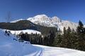 Nach meiner Vormittagstour zur Goferhtte - nordseitenbedingt berwiegend im kalten Schatten verlaufend - wollte ich am Nachmittag noch etwas in den Genu wrmender Sonnenstrahlen kommen. Deshalb machte ich bei der Nachhausefahrt noch einen kurzen Abstecher von Ardning auf die Ardningalm hinauf, wo sich der Bosruck in bestem Licht prsentiert.