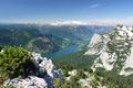 Zuvor geniee ich noch einmal den Ausblick ber den Grundlsee ...
