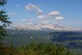 ... zeigen sich fotogene Dachsteingipfel um Koppenkarstein, Gjaidstein und Hohen Dachstein.