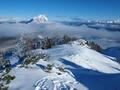 Besonders der aus dem Nebelmeer ragende Grimming hatte es uns angetan.