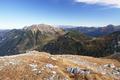 Auf der anderen Seite die Steinfeldspitze und am Fue ihrer Steilhnge die Hafeichtalm, die ich bei meiner bernchsten Wanderung - 13 Tage spter - mit Hunden und auf Schneeschuhen besuchen wrde.