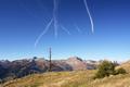 Reger Flugverkehr ber Hllwand, Sandkogel und Heukareck (alle auf der rechten Bildhlfte), die wir vor 2 Jahren - am 26.10.2008 - berschritten haben.