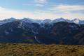 Groglockner (links) und Groes Wiesbachhorn (rechts) stechen besonders ins Auge.