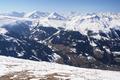 ... die vielen umliegenden Gipfel zu identifizieren. Im S�dwesten: Hoher Sonnblick, Hocharn, Ritterkopf und gleich rechts davon im Hintergrund der Gro�glockner. Rechts nach der Hohen Dock das Wiesbachhorn.