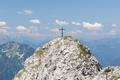 Das Gipfelkreuz auf der Kalten Mauer.