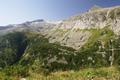 Ausblick von der Staumauer in die umliegende Gipfelwelt um die Hochalmspitze