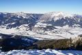 ... die Grbminger Hausberge Stoderzinken, Kammspitz und Freienstein im Norden ...