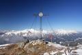 Beim Gipfelkreuz am Schleifkogel.