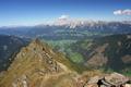 Ausblick ber den Krgerzinken zum Dachstein.