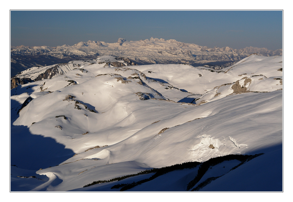 Dolinengelnde im Toten Gebirge mit Dachsteinblick