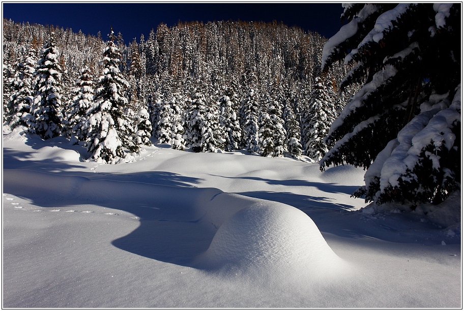 Bei der Brandalm im Winter