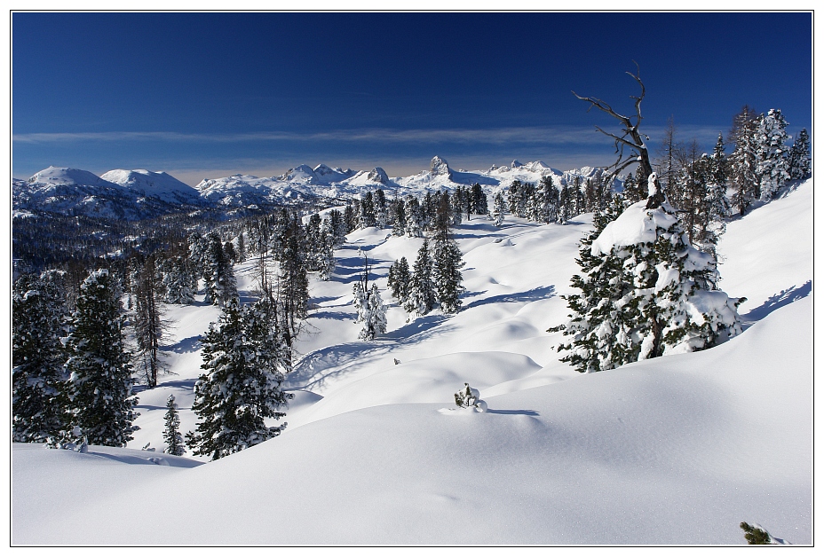 Unterwegs im winterlichen Kemetgebirge