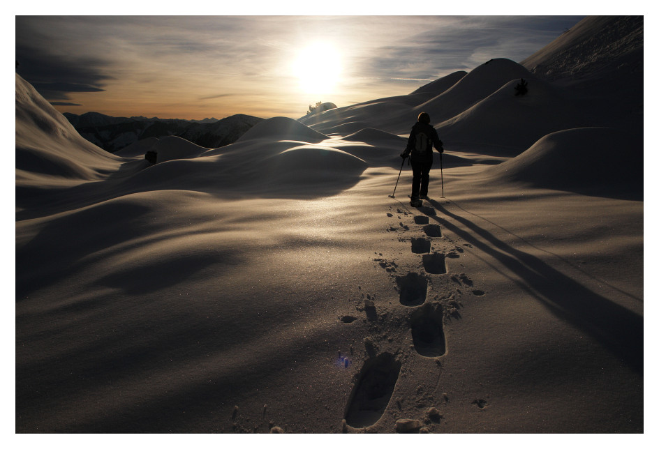 Schneeschuhwanderung in den Haller Mauern