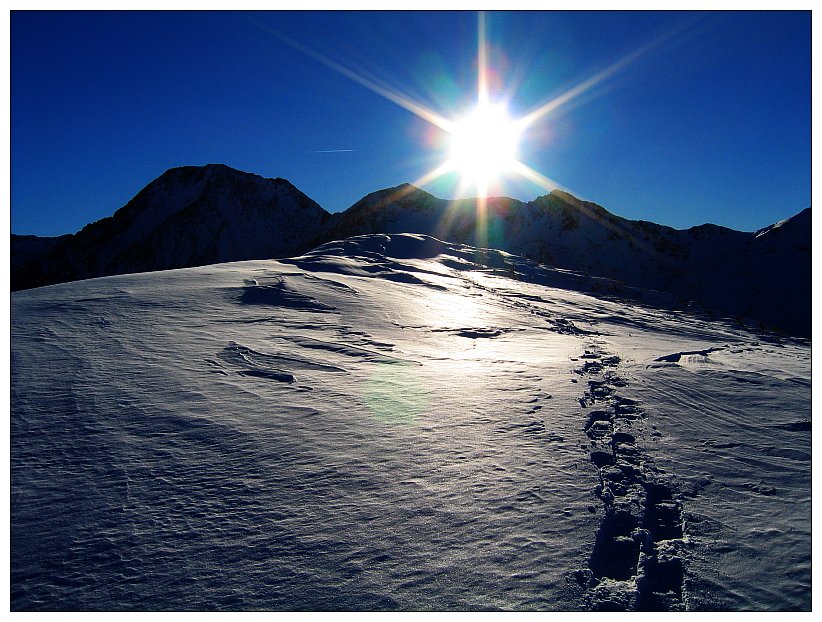 Schneeschuhwanderung auf die Moditzen