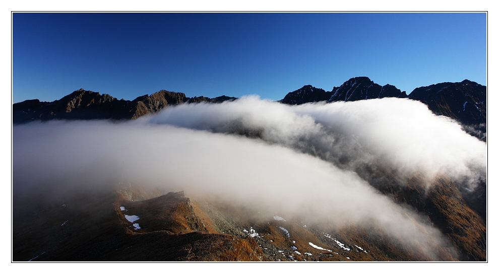 Nebelschwaden in den Schladminger Tauern