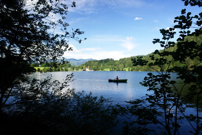 Bootsverkehr am Gleinkersee