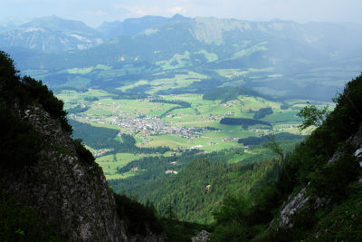 Tiefblick über Abtenau