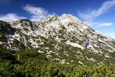 Blick vom Kleinen Göll zum Freieck