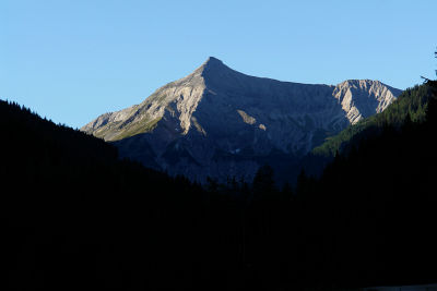 Die Steirische Kalkspitze bei der Anfahrt