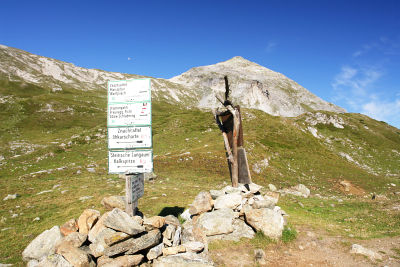 Am Preuneggsattel mit Blick zur Steirischen Kalkspitze